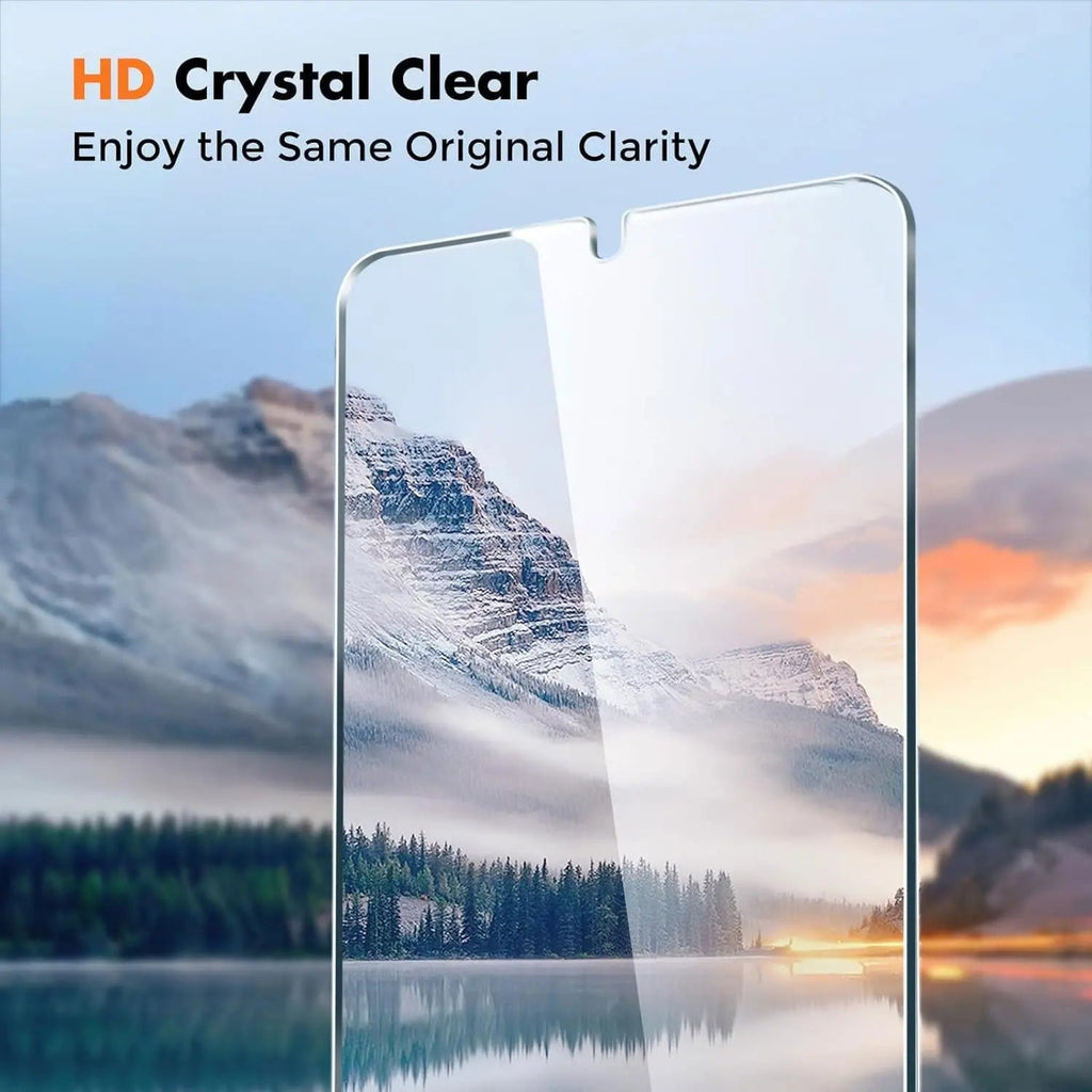 Entronix Clear Screen Protector Compatible with Galaxy A05 - 2-Piece Combo