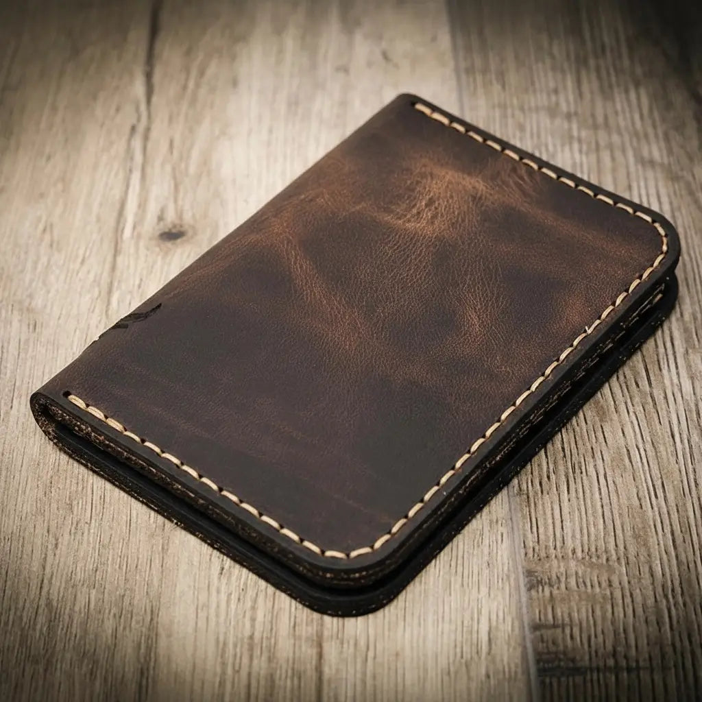 Tyler Vertical Wallet — Handmade in USA, Holds 8–12 Cards