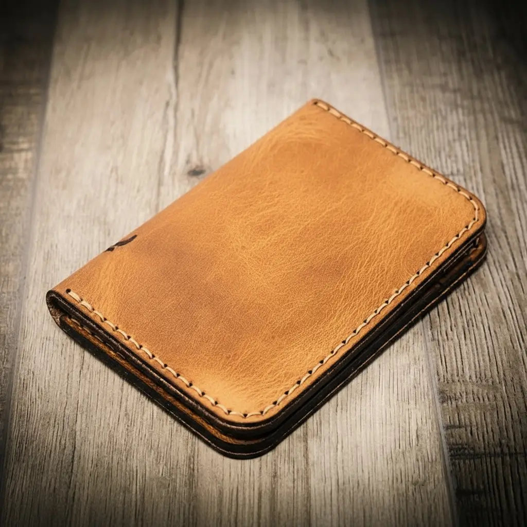 Tyler Vertical Wallet — Handmade in USA, Holds 8–12 Cards