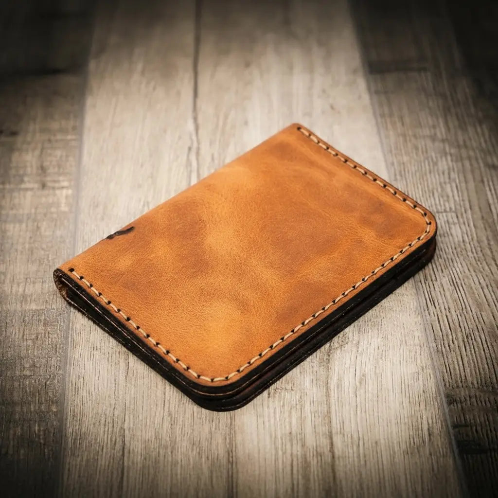 Tyler Vertical Wallet — Handmade in USA, Holds 8–12 Cards